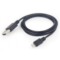 GEMBIRD USB 2.0 Lightning (IP5 a vyšší) nabíjecí a synchronizační kabel, 2m, černý GEMBIRD USB 2.0 Lightning (IP5 a vyšší) nabíjecí a synchronizační kabel, 2m, černý