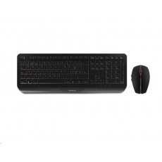 CHERRY set klávesnice + myš Gentix Desktop, bezdrátová, CZ, černá CHERRY set klávesnice + myš Gentix Desktop, bezdrátová, CZ, černá