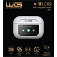 WG - Bluetooth sluchátka WG AirFlex 9 s displejem, Avatar, ANC,  bílá
