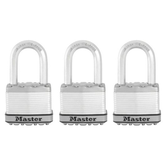 Master Lock Titanový visací zámek-  Excell - 50mm (3 ks / blistr)
