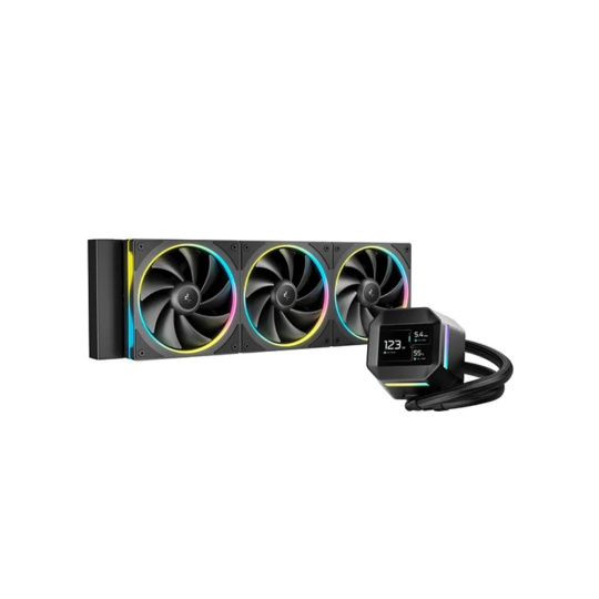 DEEPCOOL Vodní chladič LM360, ARGB, 3x 120mm, AM5, LGA1851, černá DEEPCOOL Vodní chladič LM360, ARGB, 3x 120mm, AM5, LGA1851, černá
