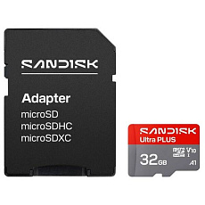 Sandisk Ultra PLUS micro SDHC karta 32GB UHS-I,V10, U1, C10, (130MB/s) Sandisk Ultra PLUS micro SDHC karta 32GB UHS-I,V10, U1, C10, (130MB/s)