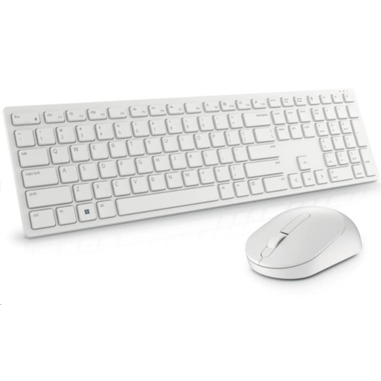 DELL Pro Wireless Keyboard and Mouse - KM5221W - Czech/Slovak (QWERTZ) - White DELL Pro Wireless Keyboard and Mouse - KM5221W - Czech/Slovak (QWERTZ) - White