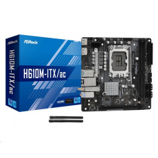 ASRock MB Sc LGA1700 H610M-ITX/AC, Intel H610, 2xDDR4, 1xDP, 1xHDMI, WI-FI, mini-ITX