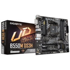 GIGABYTE MB Sc AM4 B550M DS3H, AMD B550M, 4xDDR4, HDMI