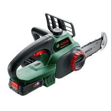 BOSCH UniversalChain 18, akumulátorová řetězová pila, 18 V, lišta 20 cm, rychlost řezu 4.5 m/s, akumulátor 2.5 Ah BOSCH UniversalChain 18, akumulátorová řetězová pila, 18 V, lišta 20 cm, rychlost řezu 4.5 m/s, akumulátor 2.5 Ah