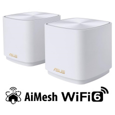 ASUS ZenWiFi XD5 2-pack Wireless AX3000 Dual-band Mesh WiFi 6 System, white ASUS ZenWiFi XD5 2-pack Wireless AX3000 Dual-band Mesh WiFi 6 System, white