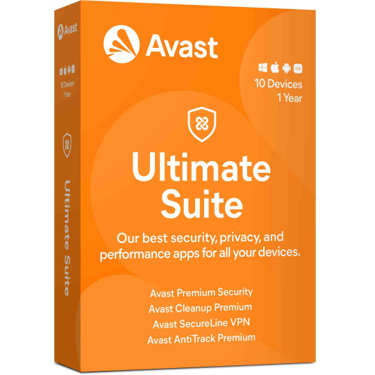 _Nová Avast Ultimate Multi-Device licence na 12 měsíců (až na 10 PC )