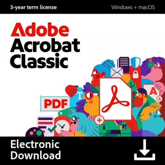 Acrobat Pro 2024 (Classic) for ENT MP ENG EDU Term License (Set up as 36 month) 1 User, Level 1, 1-9, Named