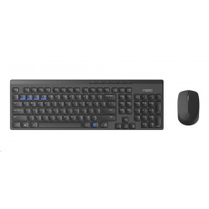 RAPOO set klávesnive a myš 8100M Wireless Multi-Mode Optical Mouse and Keyboard Set Black CZ/SK