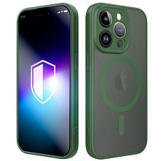 3mk ochranný kryt Misty MagCase Green pro Apple iPhone 14 Pro 3mk ochranný kryt Misty MagCase Green pro Apple iPhone 14 Pro