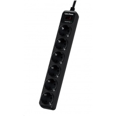 CyberPower Surge Buster™ 6 zásuvek, 1.8m, German, New CyberPower Surge Buster™ 6 zásuvek, 1.8m, German, New