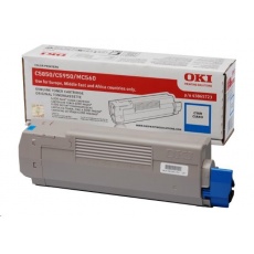 Oki Toner Cyan do C5850/C5950/MC560 (6 000 stránek) Oki Toner Cyan do C5850/C5950/MC560 (6 000 stránek)