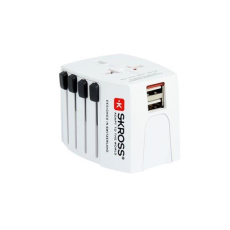 SKROSS cestovní adaptér MUV USB, 2x USB-A, univerzální pro 150 zemí SKROSS cestovní adaptér MUV USB, 2x USB-A, univerzální pro 150 zemí