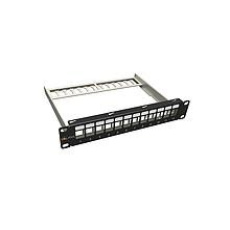 Solarix 10" modulární neosazený patch panel Solarix 12 portů 1U SX12M-0-STP-BK-UNI-N-10 Solarix 10" modulární neosazený patch panel Solarix 12 portů 1U SX12M-0-STP-BK-UNI-N-10