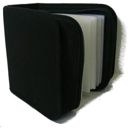 OEM Pouzdro na 48 CD černé (nylonové)