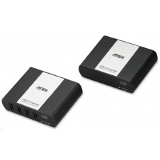 ATEN USB 2.0 prodlužka s 4portovým hubem do 100m po LAN IP ATEN USB 2.0 prodlužka s 4portovým hubem do 100m po LAN IP