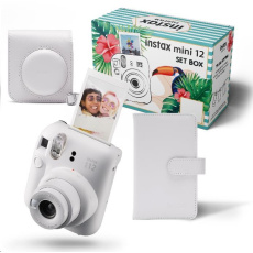 Fujifilm MINI 12 Big bundle bílý Fujifilm MINI 12 Big bundle bílý