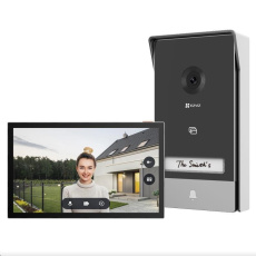 Ezviz HP7 2K chytrý domácí videotelefon, umožňující komunikaci s návštěvníkem, otevření el.zámku i pojezdu brány Ezviz HP7 2K chytrý domácí videotelefon, umožňující komunikaci s návštěvníkem, otevření el.zámku i pojezdu brány
