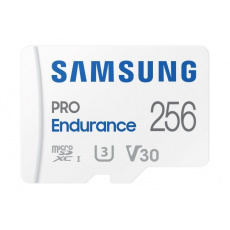 Samsung micro SDXC karta 256GB PRO Endurance + SD adaptér Samsung micro SDXC karta 256GB PRO Endurance + SD adaptér