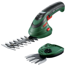 BOSCH Isio, souprava akumulátorových nůžek na keře a na trávu, 3,6 V, čepel 12 cm, brašna BOSCH Isio, souprava akumulátorových nůžek na keře a na trávu, 3,6 V, čepel 12 cm, brašna