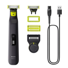 Philips OneBlade Pro 360 QP6542/15 zastřihovač, voděodolný, 3 nástavce, akumulátorový provoz Philips OneBlade Pro 360 QP6542/15 zastřihovač, voděodolný, 3 nástavce, akumulátorový provoz