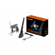 GIGABYTE GC-WBAX200, WiFi 802.11ax, Bluetooth 5.0, PCIe, Dual Band, 2400Mbps GIGABYTE GC-WBAX200, WiFi 802.11ax, Bluetooth 5.0, PCIe, Dual Band, 2400Mbps