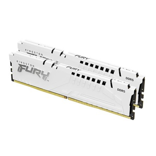 KINGSTON DIMM DDR5 64GB (Kit of 2) 5200MT/s CL40 FURY Beast Bílá XMP