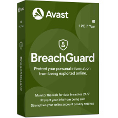 _Nová Avast BreachGuard 1PC na 12 měsíců _Nová Avast BreachGuard 1PC na 12 měsíců