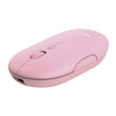 TRUST myš PUCK, bezdrátová, USB, růžová TRUST myš PUCK, bezdrátová, USB, růžová
