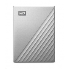 WD My Passport Ultra 5TB, Externí HDD, USB-C 3.0, pro MAC, stříbrná WD My Passport Ultra 5TB, Externí HDD, USB-C 3.0, pro MAC, stříbrná