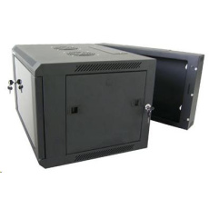 XtendLan 19" dvoudílný nástěnný rozvaděč 15U 600x550, nosnost 60 kg, skleněné dveře, svařovaný,černý XtendLan 19" dvoudílný nástěnný rozvaděč 15U 600x550, nosnost 60 kg, skleněné dveře, svařovaný,černý