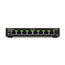 Rozbaleno - Netgear GS308E 8-port Gigabit Plus Switch, smart managed, bazar Rozbaleno - Netgear GS308E 8-port Gigabit Plus Switch, smart managed, bazar