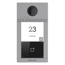 HIKVISION DS-KV8113-WME1(B)/Flush, IP dveřní interkom 1-tlač., čtečka karet, 2MPx kamera, WiFi, zápustný HIKVISION DS-KV8113-WME1(B)/Flush, IP dveřní interkom 1-tlač., čtečka karet, 2MPx kamera, WiFi, zápustný