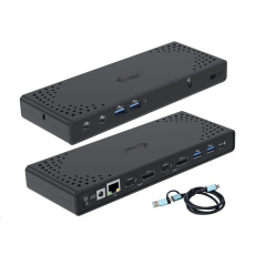 i-tec USB 3.0 / USB-C / Thunderbolt Dual Display Docking Station + PD 100W i-tec USB 3.0 / USB-C / Thunderbolt Dual Display Docking Station + PD 100W