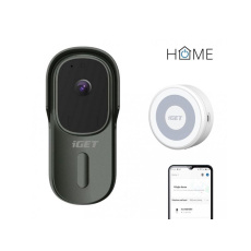 iGET HOME Doorbell DS1 Anthracite + Chime CHS1 White iGET HOME Doorbell DS1 Anthracite + Chime CHS1 White
