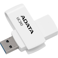 ADATA Flash Disk 128GB UC310, USB 3.2, bílá ADATA Flash Disk 128GB UC310, USB 3.2, bílá