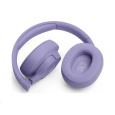 JBL Tune 720BT Purple bezdrátová sluchátka přes uši, Bluetooth 5.3, až 76 hodin a rychlé dobití, fialová