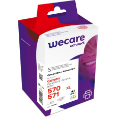 WECARE ARMOR cartridge pro CANON Pixma MG5751Sada (PGI-570XL+CLI-571XL CMYK) Black+C+M+Y+K, 1x22 ml, 4x11 ml