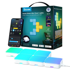 Govee Smart mini RGBIC panely - 10ks Govee Smart mini RGBIC panely - 10ks