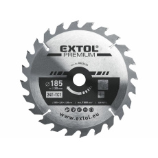 Extol Premium (8803225) kotouč pilový s SK plátky, 185x2,2x20mm, 24T Extol Premium (8803225) kotouč pilový s SK plátky, 185x2,2x20mm, 24T