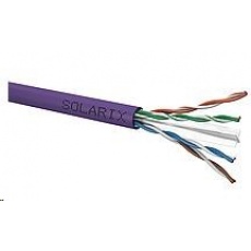 Instalační kabel Solarix UTP, Cat6, drát, LSOH, cívka 500m SXKD-6-UTP-LSOH