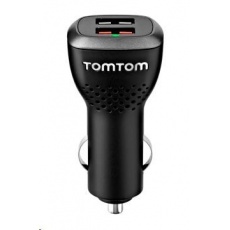 TomTom vysokorychlostní duální nabíječka do auta (2x USB) TomTom vysokorychlostní duální nabíječka do auta (2x USB)