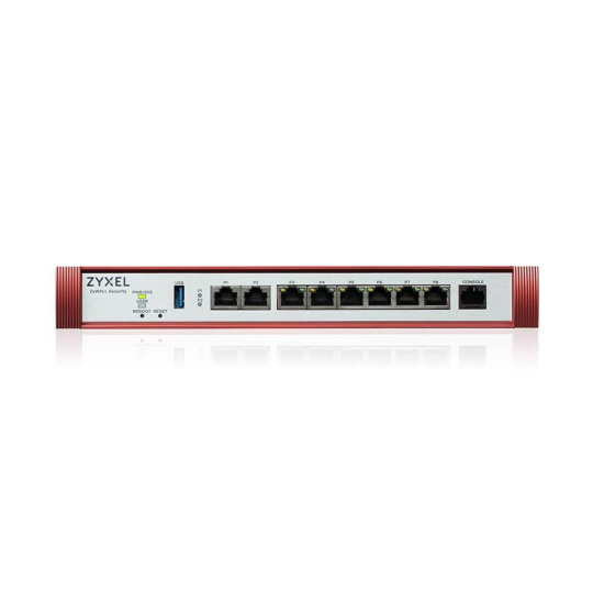 Zyxel USG FLEX200 HP Series, User-definable ports with 1*2.5G, 1*2.5G( PoE+) & 6*1G, 1*USB with 1 YR Security bundle