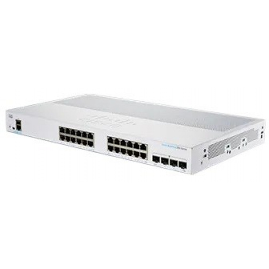 Cisco switch CBS250-24T-4X (48xGbE,4xSFP+,fanless) - REFRESH