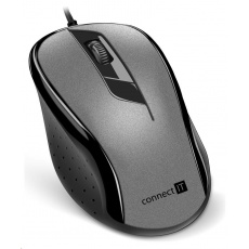 CONNECT IT Optická myš, USB, šedá CONNECT IT Optická myš, USB, šedá