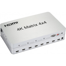 PremiumCord HDMI matrix switch 4:4 , rozlišení 4Kx2K PremiumCord HDMI matrix switch 4:4 , rozlišení 4Kx2K