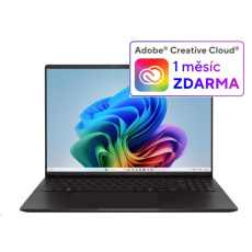 ASUS NTB Vivobook S 16 OLED (M5606KA-OLED045W), R7-AI-350, 16" 2880 x 1800, 16GB, 1TB SSD, Radeon, W11 Home, Black ASUS NTB Vivobook S 16 OLED (M5606KA-OLED045W), R7-AI-350, 16" 2880 x 1800, 16GB, 1TB SSD, Radeon, W11 Home, Black