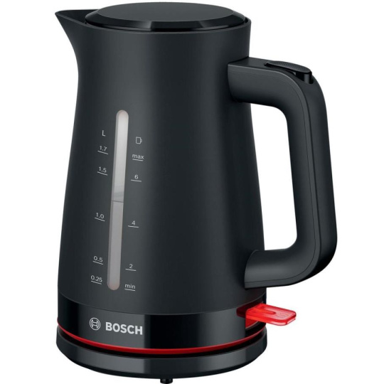 BAZAR - Bosch MyMoment TWK3M123 rychlovarná konvice, 2400 W, 1.7 l, černá - poškozený obal