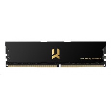 GOODRAM DIMM DDR4 16GB 3600MHz CL17 IRDM Pro, Černá/Zlatá GOODRAM DIMM DDR4 16GB 3600MHz CL17 IRDM Pro, Černá/Zlatá